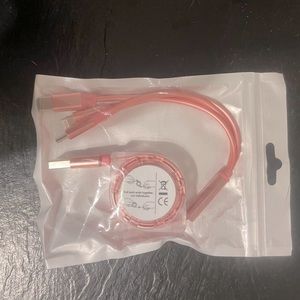 Pink multi device extendable charger